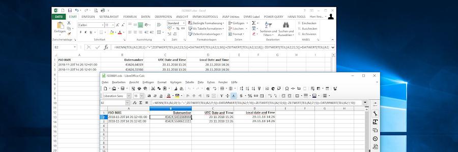 Iso 8601 clearance converter