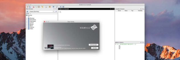 Scilab 5.5.2 on macOS Sierra